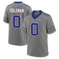 B.Bills #0 Keon Coleman Player Gray Nickel City Home Game Edoa Stitched Jerseys