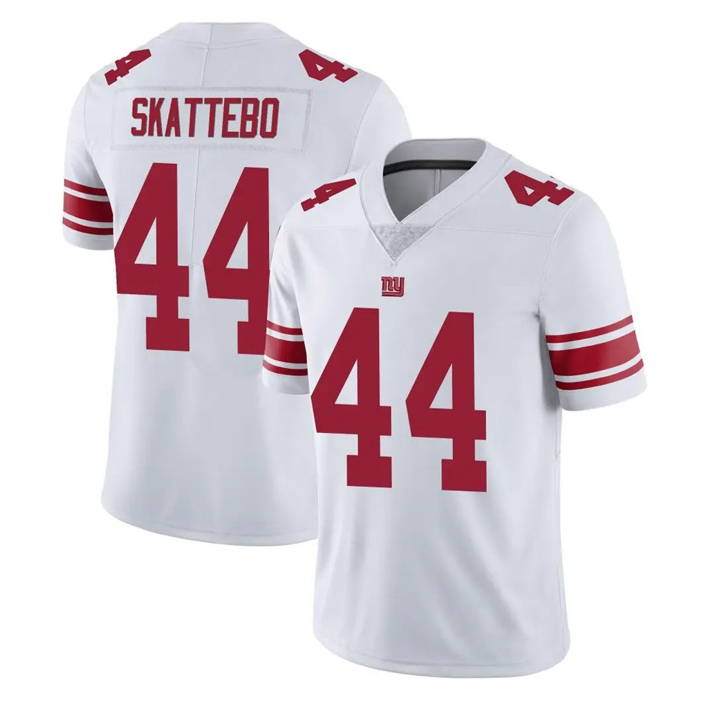 NY.Giants #44 Cam Skattebo Player White Limited Vapor Untouchable Home Game Edoa Stitched Jerseys