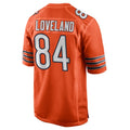C.Bears #84 Colston Loveland Player Orange Home Game Edoa Stitched Jerseys