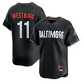 B.Orioles #11 Jordan Westburg Player Black City Connect Limited Home Game Edoa Stitched Jerseys