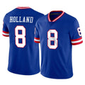 NY.Giants #8 Jevon Holland Player Royal Classic Vapor Home Game Edoa Stitched Jerseys