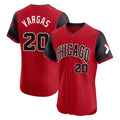 C.White Sox #20 Miguel Vargas Player Red City Connect Limited Elite Home Edoa Stitched Jerseys