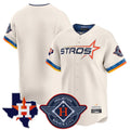 H.Astros ## Astros Blank Player Cream City Connect Texas Patch Vapor Premier Limited Home Edoa Stitched Jerseys