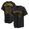 B.Red Sox #19 Roman Anthony Player Black Snake Skin City Home Game Edoa Stitched Jerseys