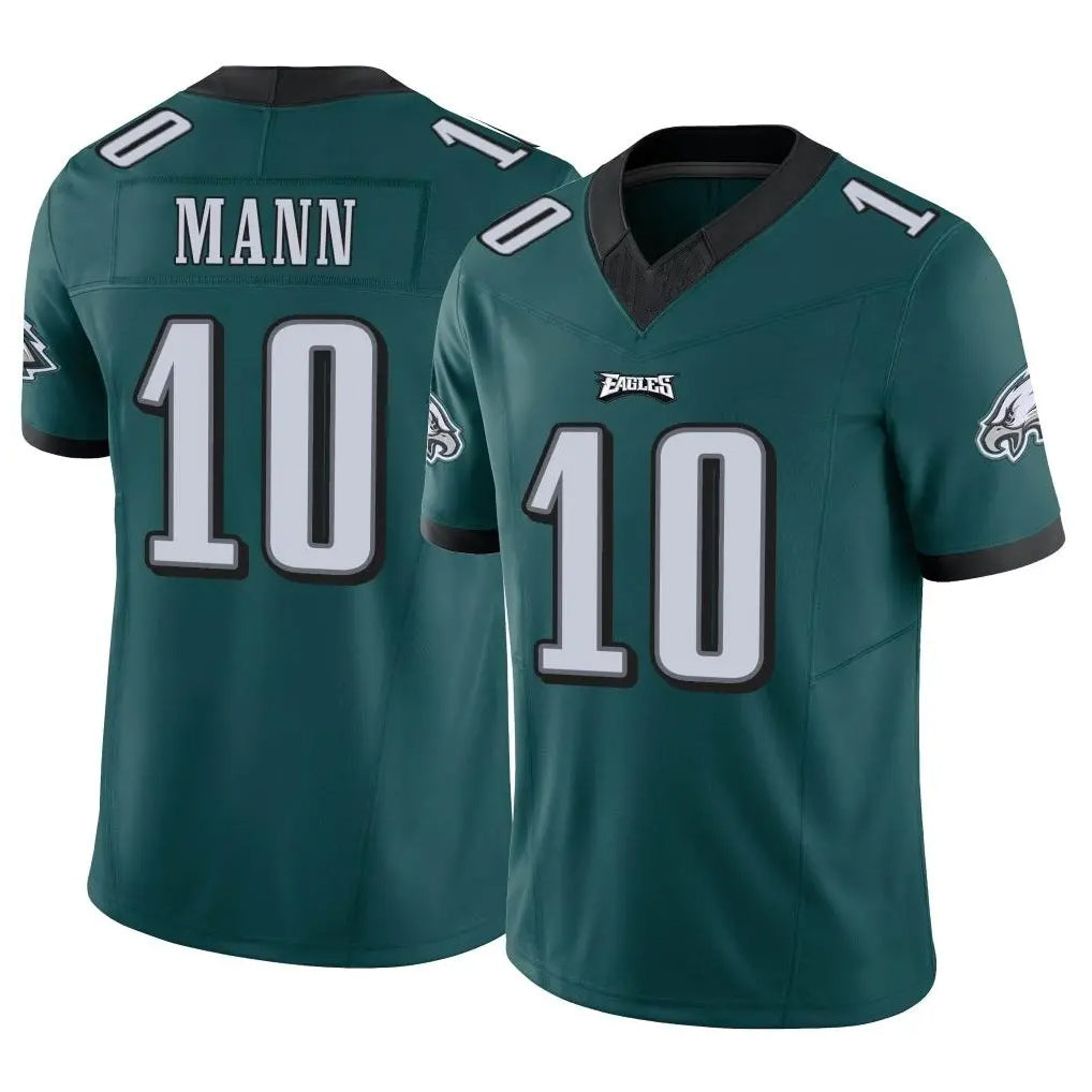 P.Eagles #10 Braden Mann Player Team Color Green Limited Vapor F.U.S.E. Home Game Edoa Stitched Jerseys