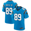 C.Panthers #89 Steve Smith Sr Player Blue Home Game Edoa Stitched Jerseys