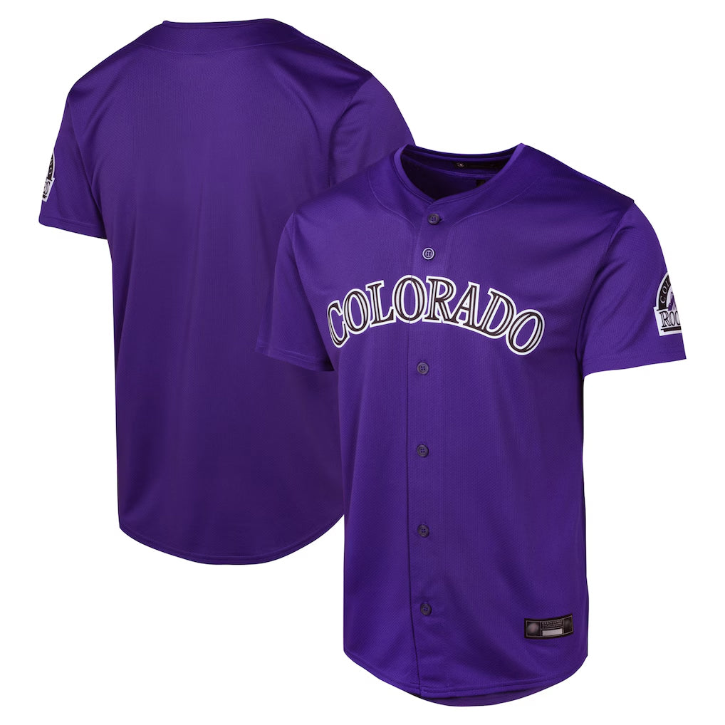 C.Rockies ## Rockies Blank Player Purple Limited Home Game Edoa Stitched Jerseys