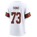 C.Browns #73 Joe Thomas Player White Alternate Home Game Edoa Stitched Jerseys