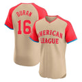 B.Red Sox #16 Jarren Duran Player Cream All-Star Short-Sleeved Limited Elite Home Game Edoa Stitched Jerseys