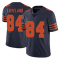 C.Bears #84 Colston Loveland Player Navy Blue Alternate Vapor Untouchable Limited Edoa Stitched Jerseys