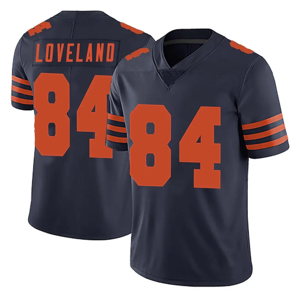 C.Bears #84 Colston Loveland Player Navy Blue Alternate Vapor Untouchable Limited Edoa Stitched Jerseys