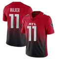A.Falcons #11 Jalon Walker Player Red Vapor Untouchable Limited Home Game Edoa Stitched Jerseys