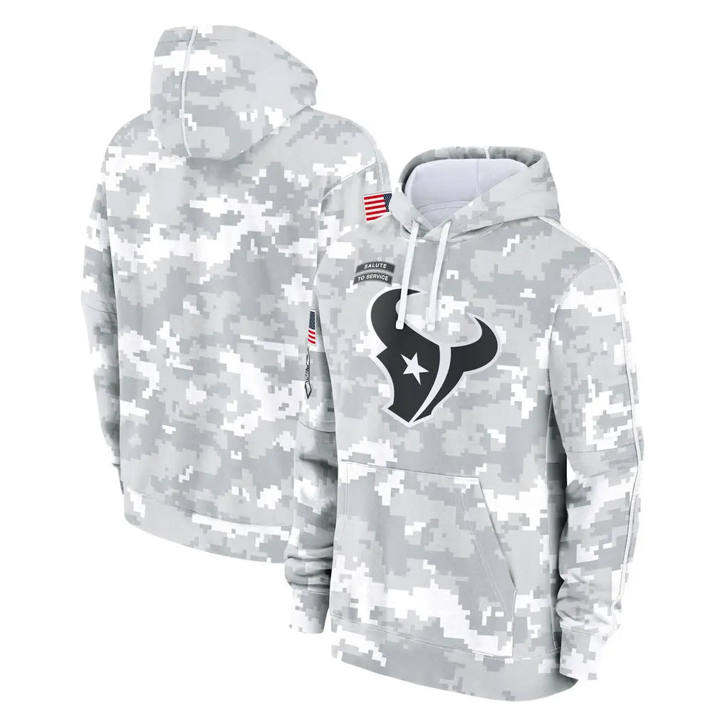 H.Texans ## Texans Blank Player Arctic Camo Salute to Service Hoodies Limited Game Edoa Stitched Jerseys
