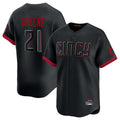 C.Reds #21 Hunter Greene Player Black City Connect Home Limited Edoa Stitched Jerseys