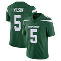 NY.Jets #5 Garrett Wilson Player Green Limited Vapor Home Game Edoa Stitched Jerseys