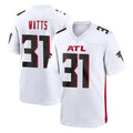 A.Falcons #31 Xavier Watts Player White Home Game Edoa Stitched Jerseys
