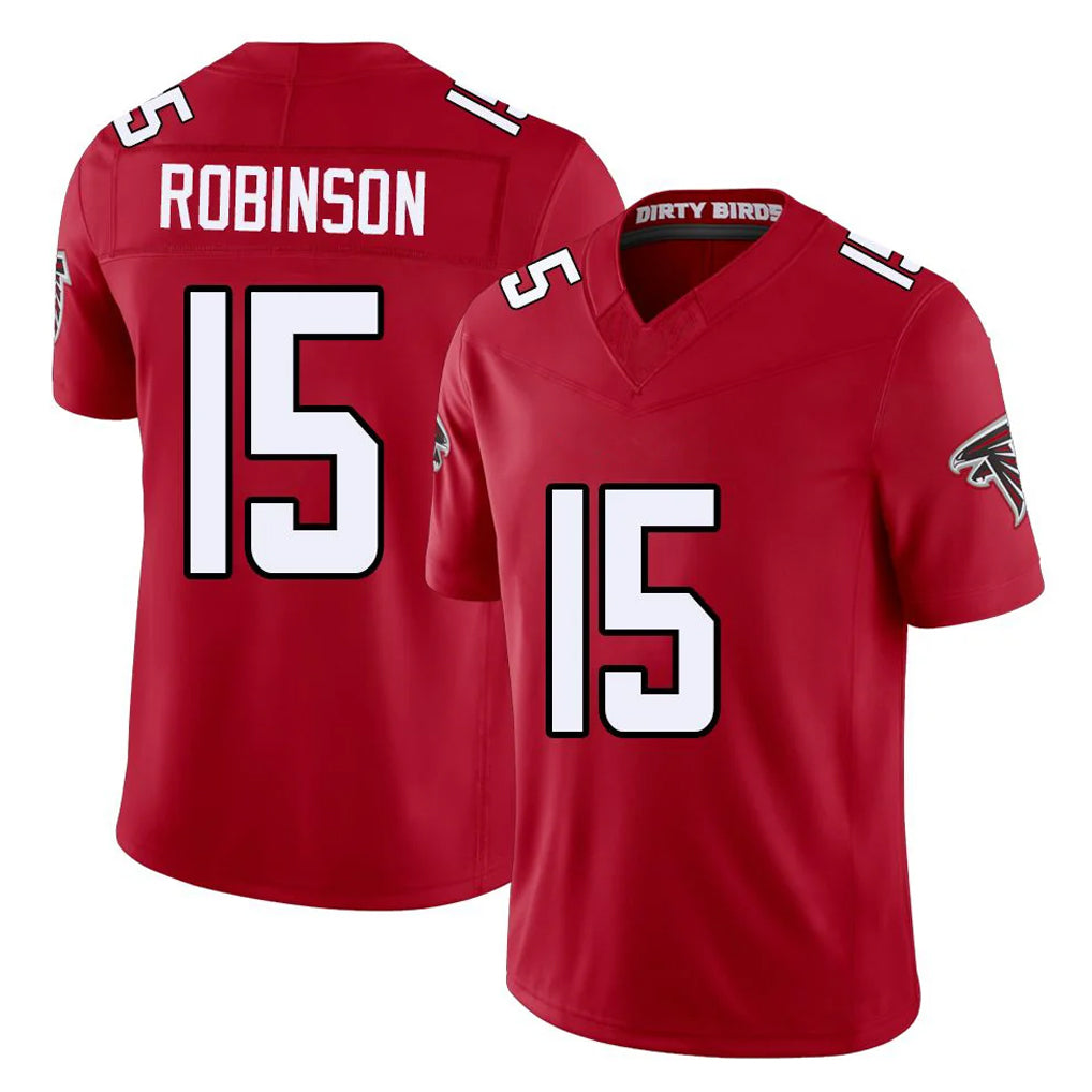 A.Falcons #15 Brian Robinson Player Red Team Color Vapor F.U.S.E. Limited Edoa Stitched Jerseys