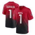 A.Falcons #1 Tua Tagovailoa Player Red Home Game Edoa Stitched Jerseys