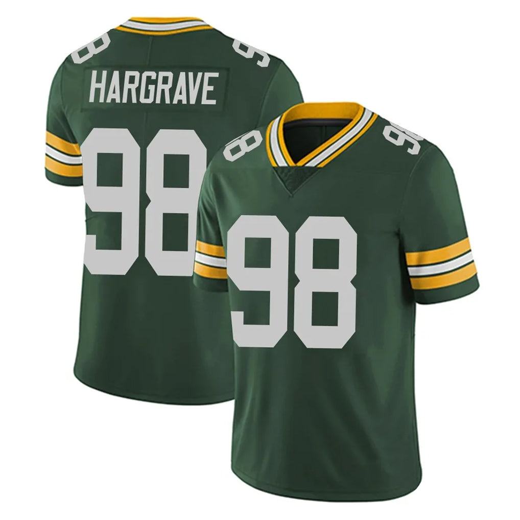 GB.Packers #98 Javon Hargrave Player Green Vapor Untouchable Limited Home Game Edoa Stitched Jerseys