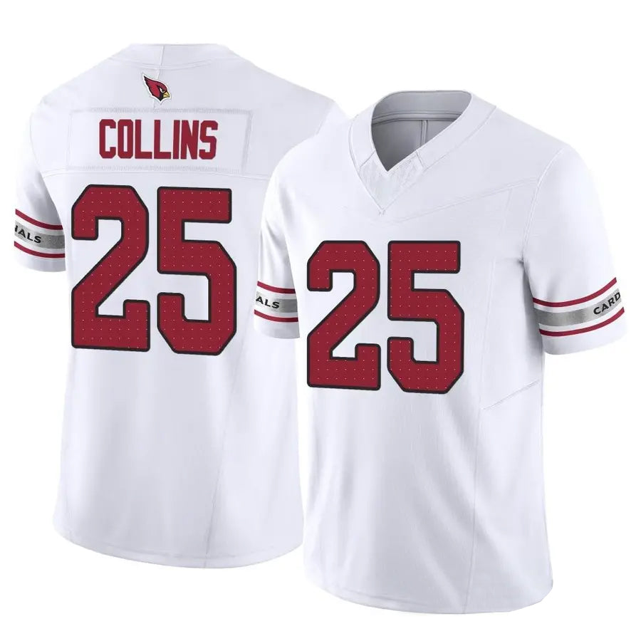 A.Cardinals #25 Zaven Collins Player White Limited Home Game Edoa Stitched Jerseys
