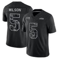 NY.Jets #5 Garrett Wilson Player Black Limited 2026 Salute to Service Home Game Edoa Stitched Jerseys