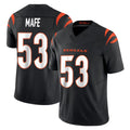 C.Bengals #53 Boye Mafe Player Black Vapor F.U.S.E. Limited Home Game Edoa Stitched Jerseys