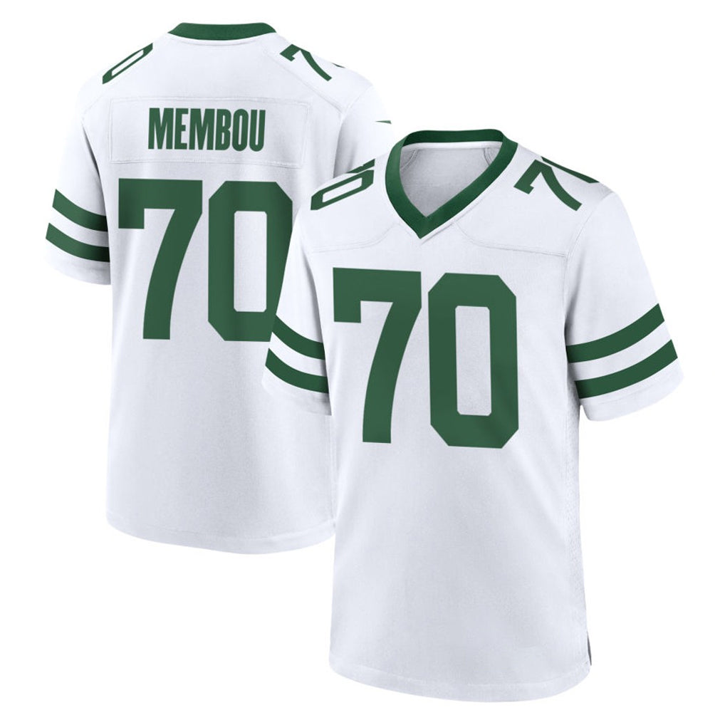 NY.Jets #70 Armand Membou Player White Legacy Home Game Edoa Stitched Jerseys