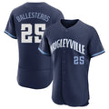 C.Cubs #25 Mois¨¦s Ballesteros Player Navy City Connect Limited Elite Home Edoa Stitched Jerseys