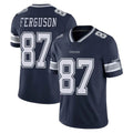 D.Cowboys #87 Jake Ferguson Player Navy Vapor Untouchable Limited Home Game Edoa Stitched Jerseys