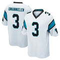 C.Panthers #3 Princely Umanmielen Player White Game Edoa Stitched Jerseys