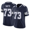 D.Cowboys #73 Tyler Smith Player Navy Limited Vapor F.U.S.E. Home Game Edoa Stitched Jerseys