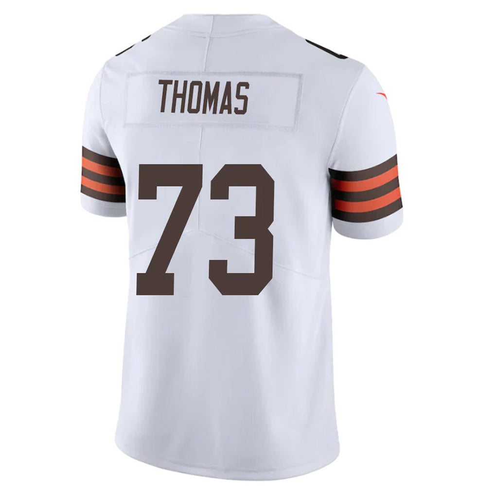 C.Browns #73 Joe Thomas Player White Vapor Untouchable Limited Home Game Edoa Stitched Jerseys