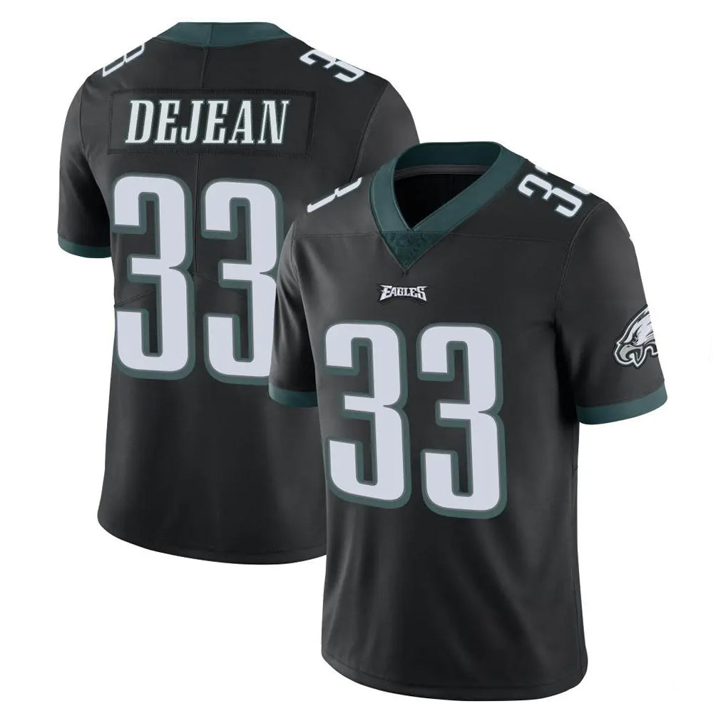 P.Eagles #33 Cooper DeJean Player Black Limited Vapor Untouchable Home Game Edoa Stitched Jerseys