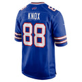 B.Bills #88 Dawson Knox Player Royal Home Game Edoa Stitched Jerseys