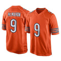 C.Bears #9 Jim McMahon Player Orange Home Game Edoa Stitched Jerseys