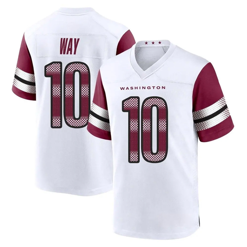 W.Commanders #10 Tress Way Player White Game Home Edoa Stitched Jerseys