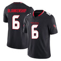 H.Texans #6 Reed Blankenship Player Navy Limited Alternate Vapor F.U.S.E. Home Game Edoa Stitched Jerseys