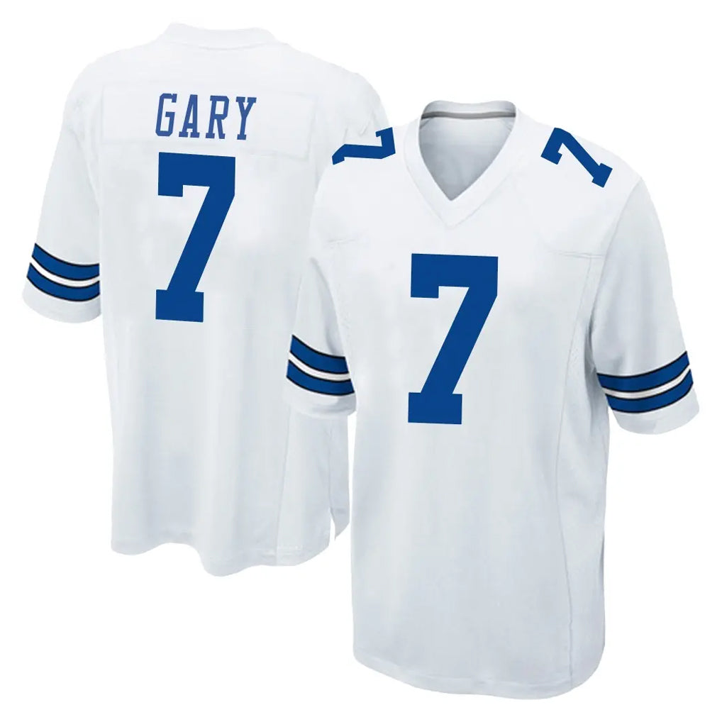 D.Cowboys #7 Rashan Gary Player White Home Game Edoa Stitched Jerseys