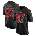 SF.49ers #97 Nick Bosa Player Black Fashion Home Game Edoa Stitched Jerseys