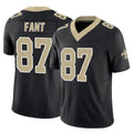 NO.Saints #87 Noah Fant Player Black Limited Vapor F.U.S.E. Home Game Edoa Stitched Jerseys