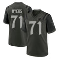 NY.Jets #71 Josh Myers Player Green 2025 Rivalries Collection Home Game Edoa Stitched Jerseys