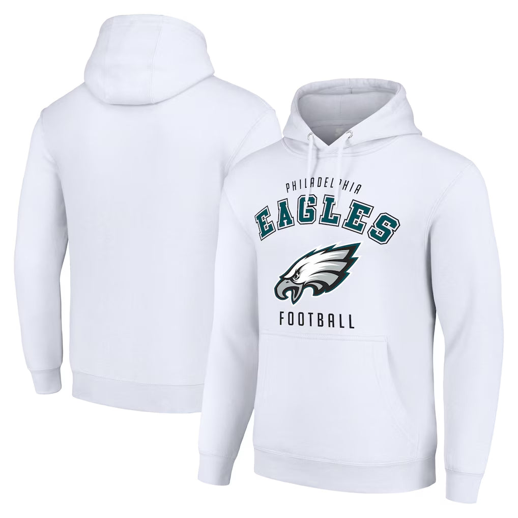 P.Eagles ## Eagles Blank Player White Pullover Hoodies Home Game Edoa Stitched Jerseys