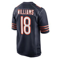 C.Bears #18 Caleb Williams Player Navy Home Game Edoa Stitched Jerseys