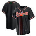 B.Orioles ## Orioles Blank Player Black Out Fashion Home Game Edoa Stitched Jerseys
