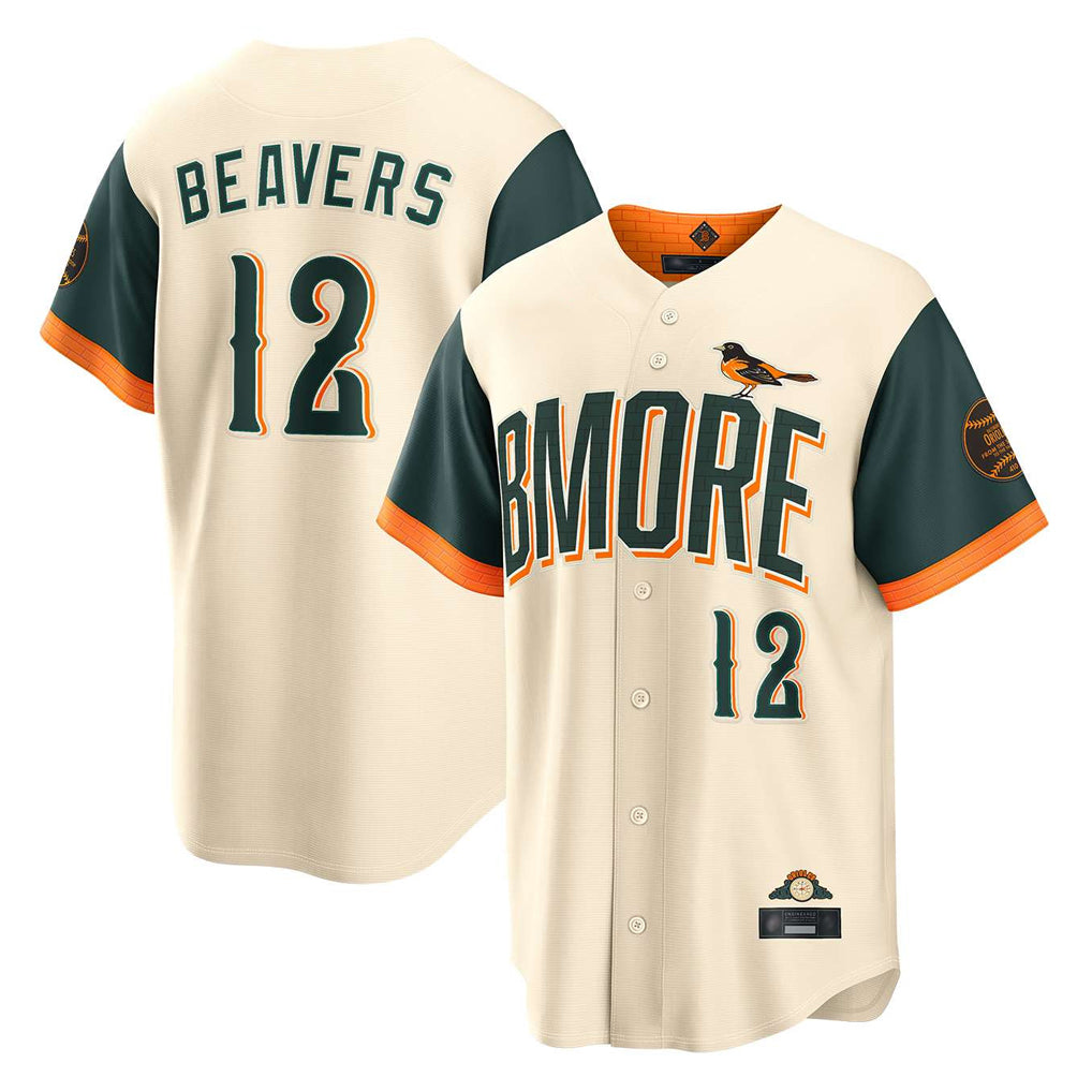 B.Orioles #12 Dylan Beavers Player Cream 2026 City Connect Home Game Edoa Stitched Jerseys