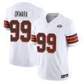 C.Browns #99 Julian Okwara Player White Limited Vapor F.U.S.E. Alternate Game Edoa Stitched Jerseys