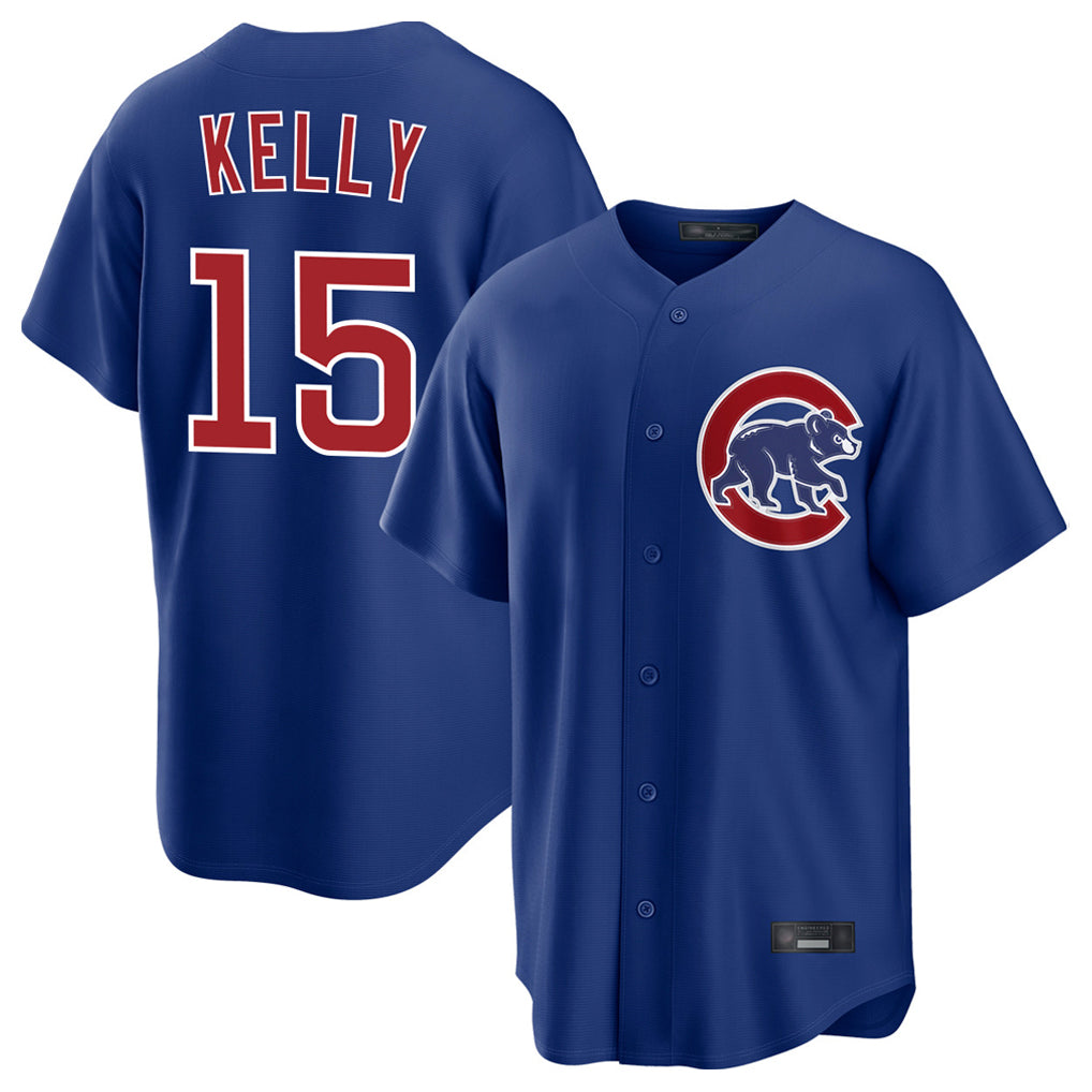 C.Cubs #15 Carson Kelly Player Royal Home Game Edoa Stitched Jerseys