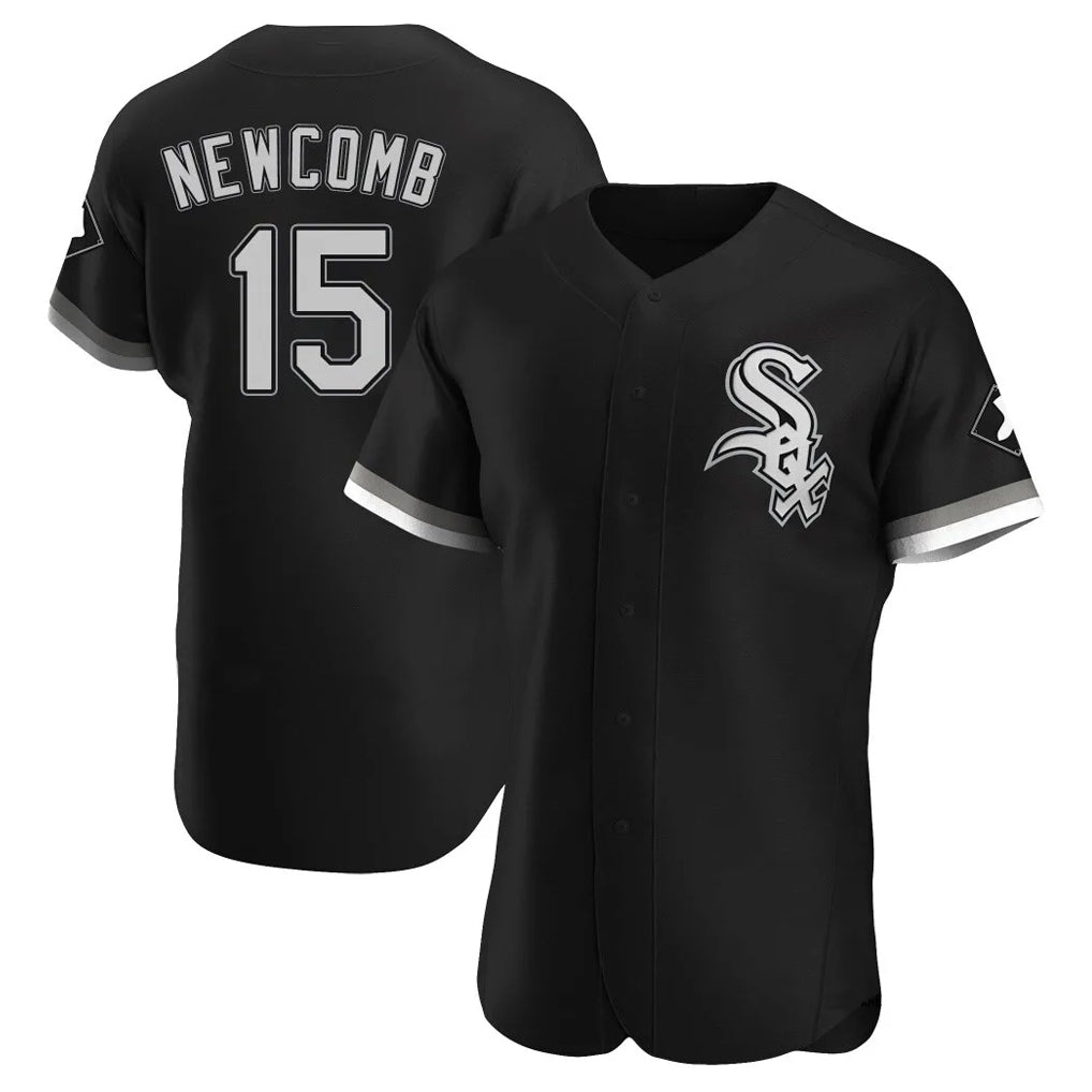 C.White Sox #15 Sean Newcomb Player Black Limited Elite Home Edoa Stitched Jerseys