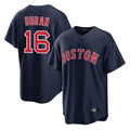 B.Red Sox #16 Jarren Duran Player Navy Home Game Edoa Stitched Jerseys