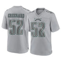 P.Eagles #52 Jonathan Greenard Player Gray Atmosphere Fashion Home Game Edoa Stitched Jerseys